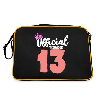 Adolescente Official Ado 13 ans anniversaire - Sac Retro - noir/or - Dos