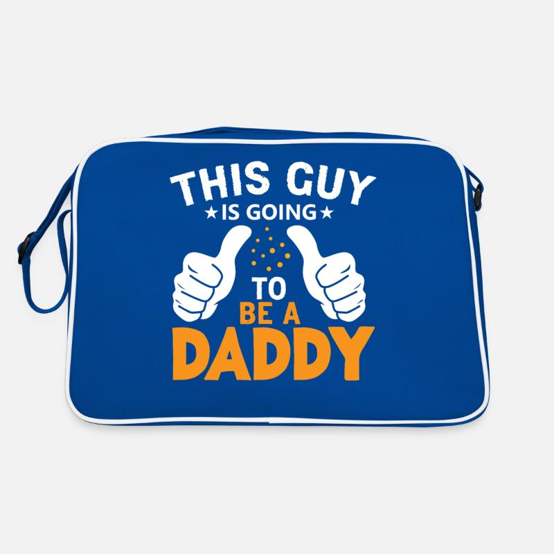 Bald Papa This Guy is going to be a Daddy Retro Tasche