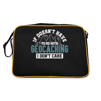Aventure Géocaching geocaching aventure - Sac Retro - noir/or - Dos
