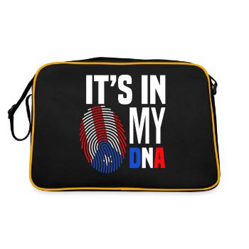ADN pays d’origine à Porto Rico - Sac Retro - noir/or - Dos