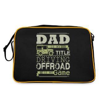 Offroad Papa - Sac Retro - noir/or - Dos