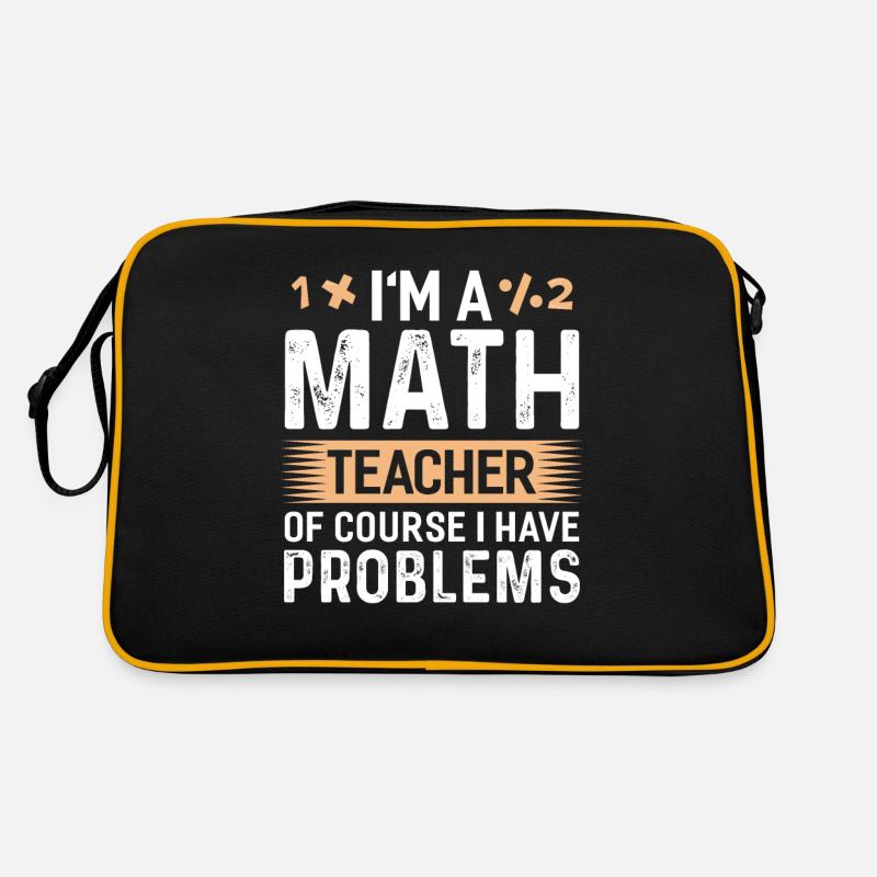 Lehrer Lehrerin Schule Schüler Lehramt Geschenk Retro Tasche