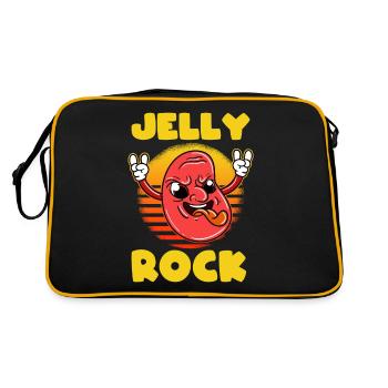 Jelly Rock - Retro Bag - black/gold - Back