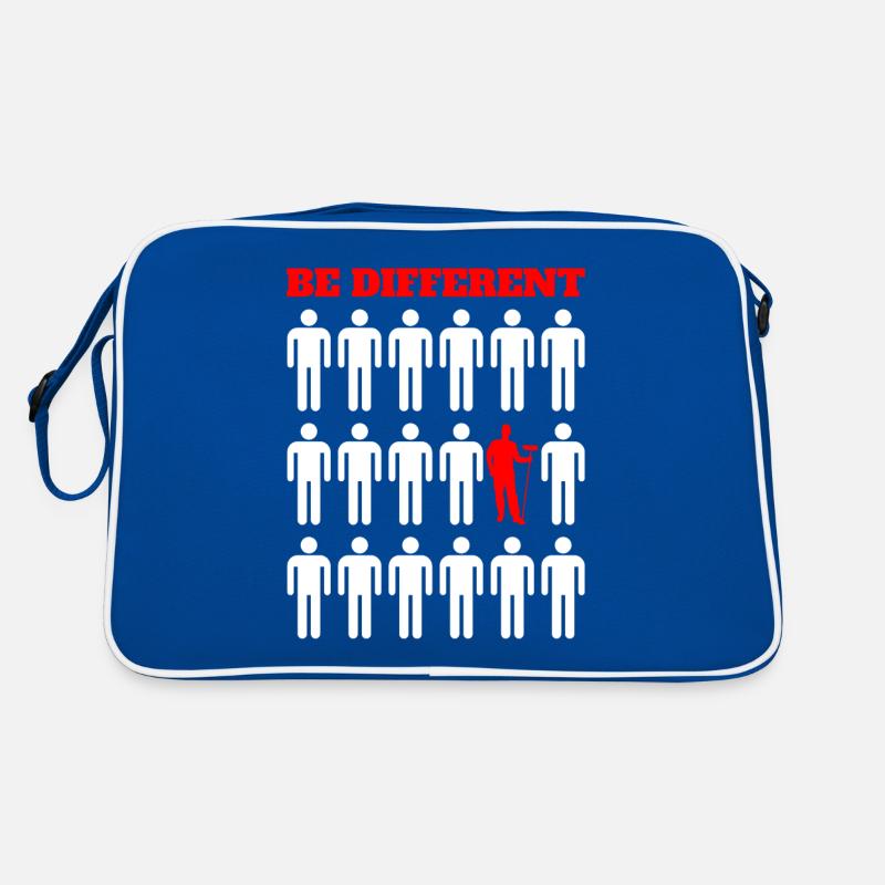 Sei anders Sei ein Reiniger Retro Tasche