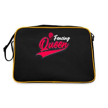 Escrime Degen - Sac Retro - noir/or - Dos