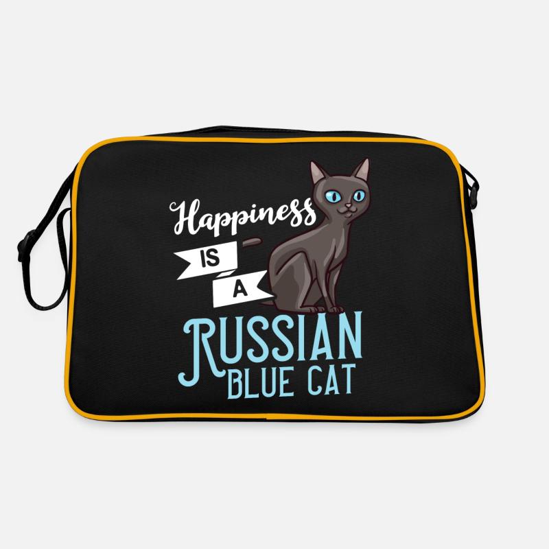 Russe chat chat de chat domestique chat chat propriétaire Sac Retro