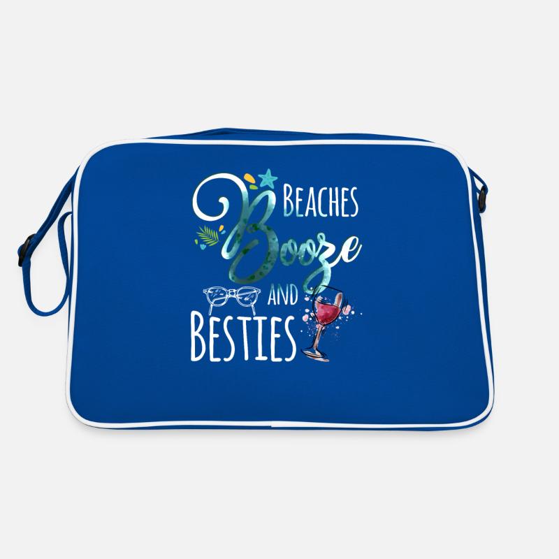 Freunde Wochenende Mädchen Reise - Strände Schnaps Retro Tasche