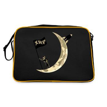XRP To the Moon Ripple XRP Astronaut Crypto - Retro Bag - black/gold - Back