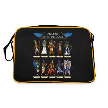 Dieux égyptiens antiques - Sac Retro - noir/or - Dos