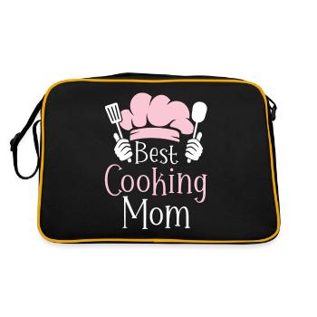 Meilleure maman Cooking - Sac Retro - noir/or - Dos