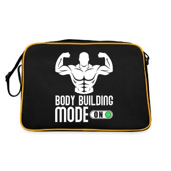 Bodybuilder Body building - Sac Retro - noir/or - Dos