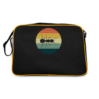Ant Ant Colony Ant Breeding Ant Breeders - Retro Bag - black/gold - Back