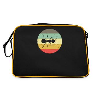Ant Ant Colony Ant Breeding Ant Breeders - Retro Bag - black/gold - Back