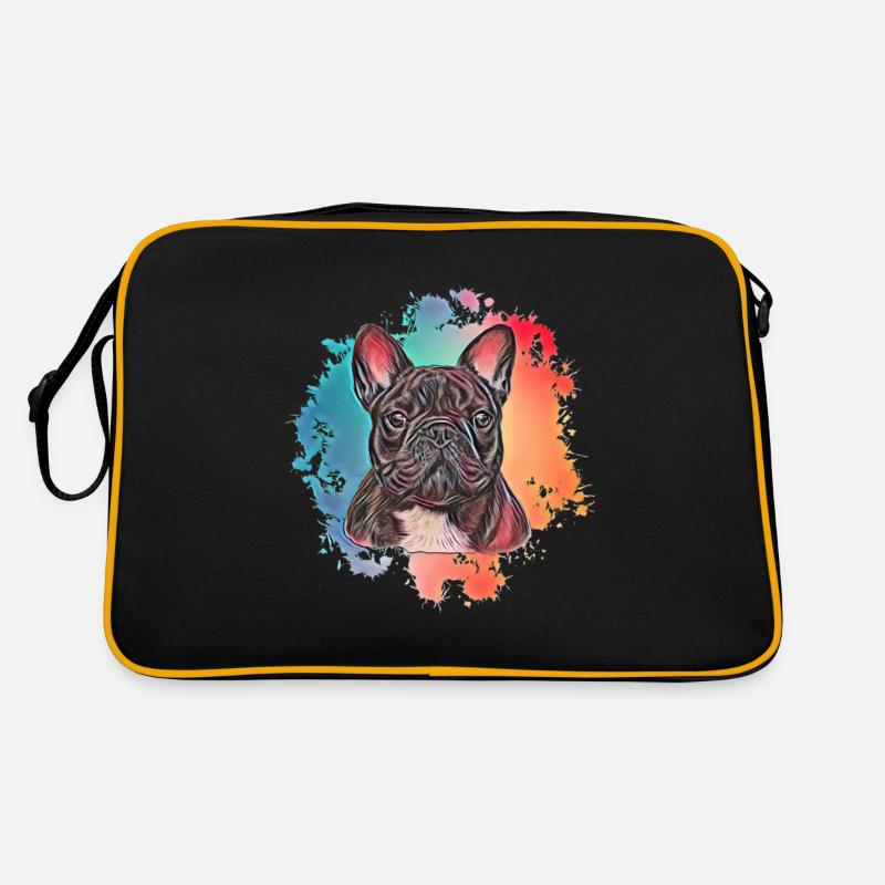 French Bulldog Retro Bag