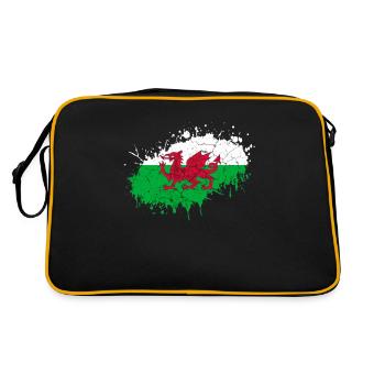 Wales - Retro Bag - black/gold - Back