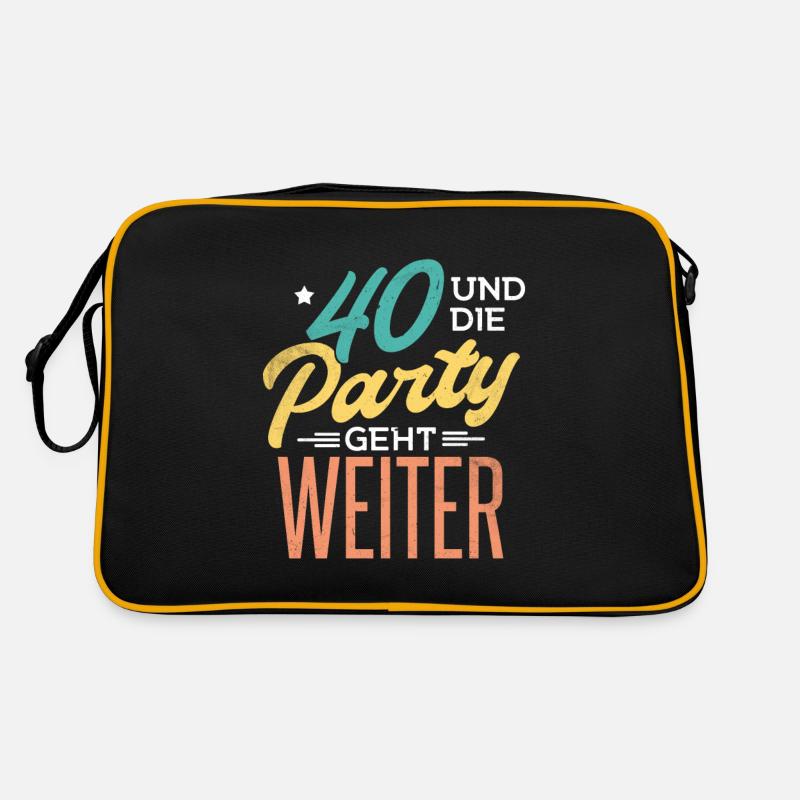 40th Birthday Retro Bag