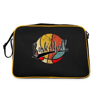 Basket joueur basketteur basketteur - Sac Retro - noir/or - Dos