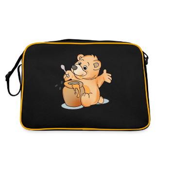 Cadeau de l'apiculteur pour la préservation de la - Sac Retro - noir/or - Dos
