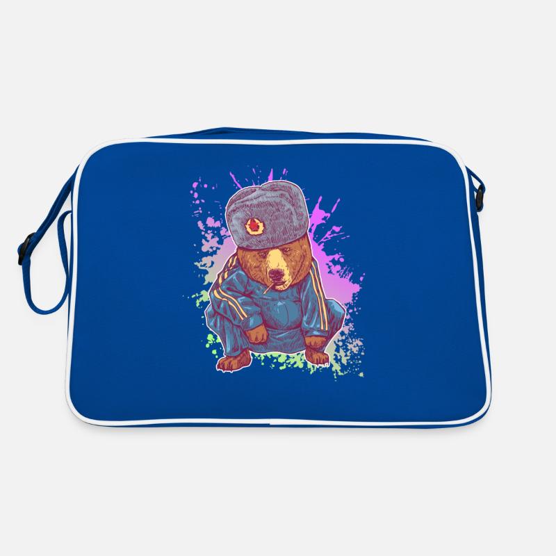 Drôle d’ours sibérien au Squat russe Sac Retro