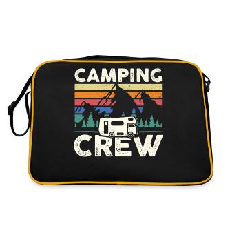 Camping Crew Stealth Campers Campervans - Retro Bag - black/gold - Back