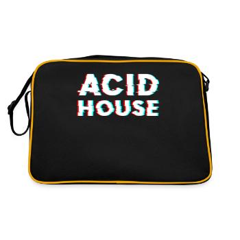 Acid House - Sac Retro - noir/or - Dos