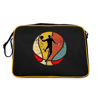 Basket dunk champion basketteur - Sac Retro - noir/or - Dos