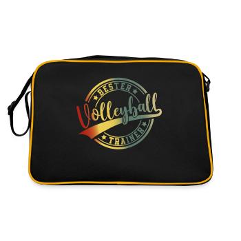Volleyball Players Volleyball Best Trainer - Retro Bag - black/gold - Back