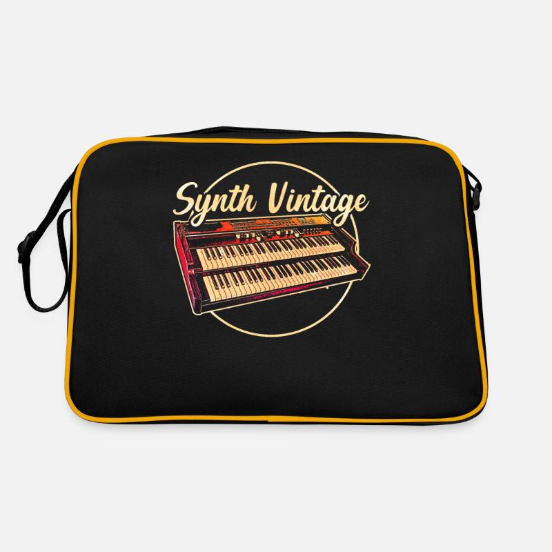 Synthétiseurs numériques - Sac Retro - noir/or