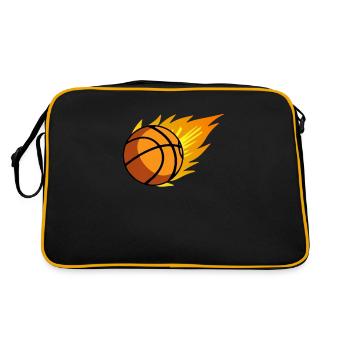 C’est un jeu de basket-ball pour les basketteurs! - Sac Retro - noir/or - Dos
