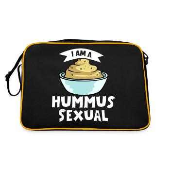 Hummus chickpea recipes Black bean - Retro Bag - black/gold - Back