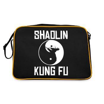 Shaolin Kung Fu Ying Yang Arts martiaux - Sac Retro - noir/or - Dos