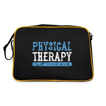 Physiotherapist Profession - Retro Bag - black/gold - Back