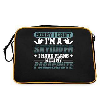 Skydiving Skydive Skydive - Retro Bag - black/gold - Back