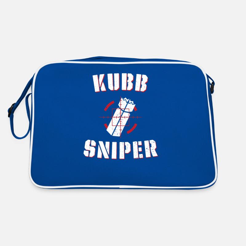 Kubb sniper kubb yard game player Retro Bag