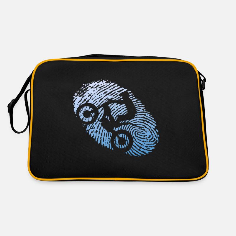 Trial - Retro Tasche - Schwarz/Gold