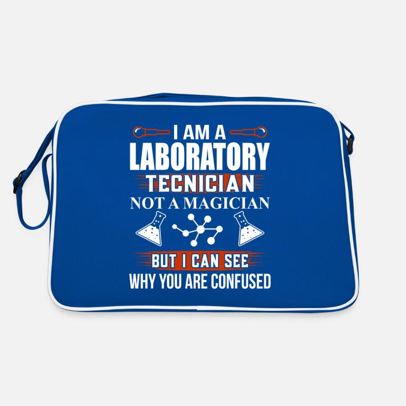 Laboratory Technician Lab Tech Fun Saying Retro Bag