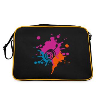 Yoyo Colored Blob - Retro Bag - black/gold - Back