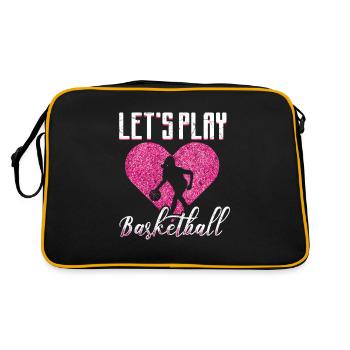 Basket fille - Sac Retro - noir/or - Dos