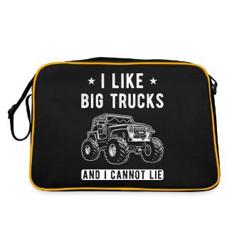 4x4 sort drôle - Sac Retro - noir/or - Dos