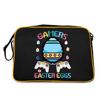 Gamer Easter Eggs - Sac Retro - noir/or - Dos