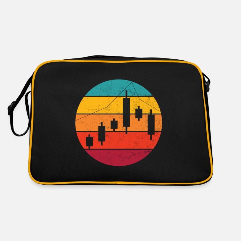 Rétro trading forex trading d’options pour un - Sac Retro - noir/or