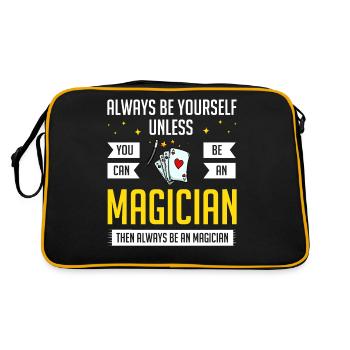 Magie magique Magie Magique Magie - Sac Retro - noir/or - Dos