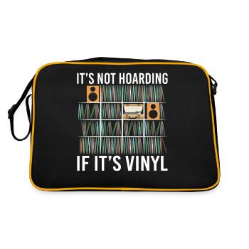 It’s Not Hoarding If It’s Vinyl Vintage Records - Sac Retro - noir/or - Dos