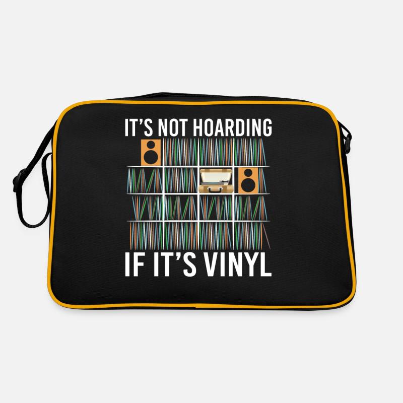 It’s Not Hoarding If It’s Vinyl Vintage Records - Sac Retro - noir/or