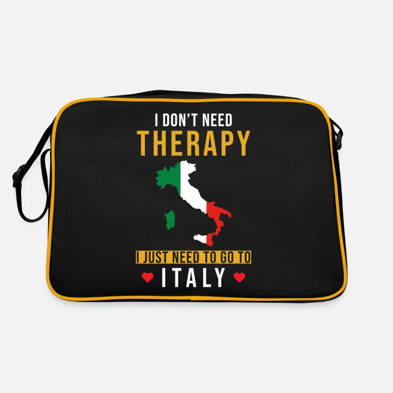 Italy holiday saying funny Retro Bag