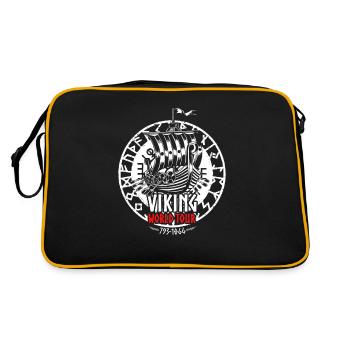 Vikings World Tour Long voyage cadeau pour - Sac Retro - noir/or - Dos