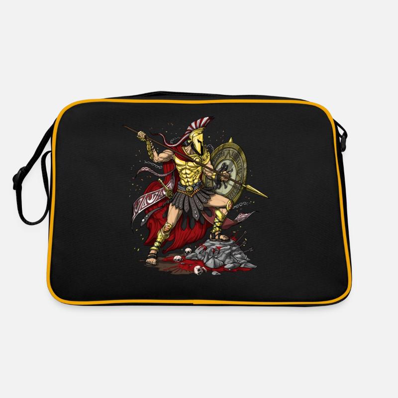 Griechischer Gott Ares Retro Tasche