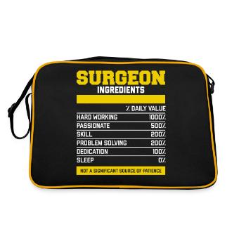 Fancy Surgeon Ingredients T Shirt - Sac Retro - noir/or - Dos