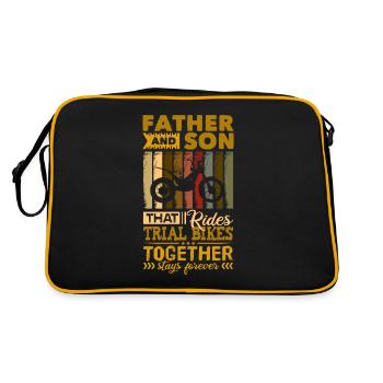 Dad Son Trial - Retro Bag - black/gold - Back