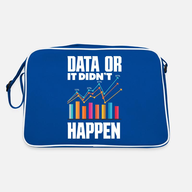 Datenanalyse Datentechnik Business Intelligence Retro Tasche